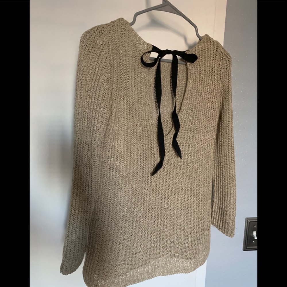 Zara Knit golden sweater